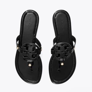 Tory Burch Black Patent Miller Sandal size 11